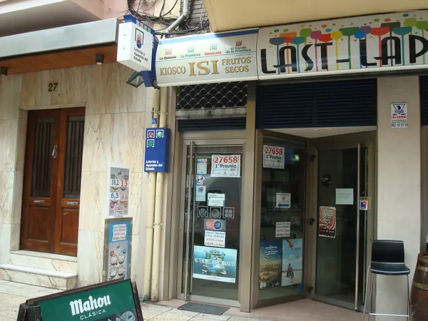 Imagen del punto de venta de Lotería