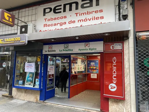 Imagen del punto de venta de Lotería