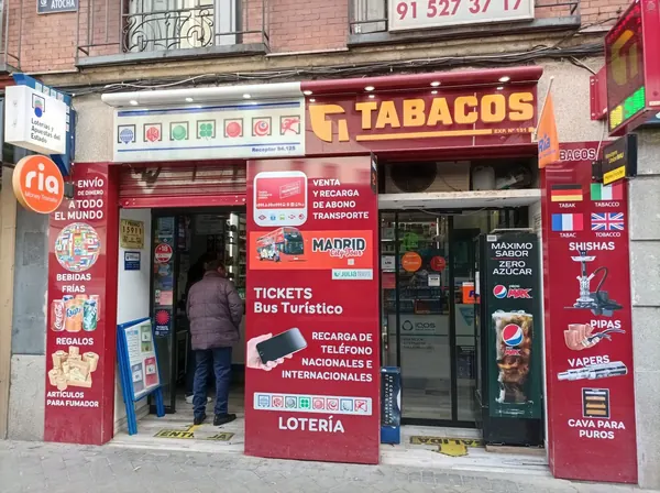 Imagen del punto de venta de Lotería