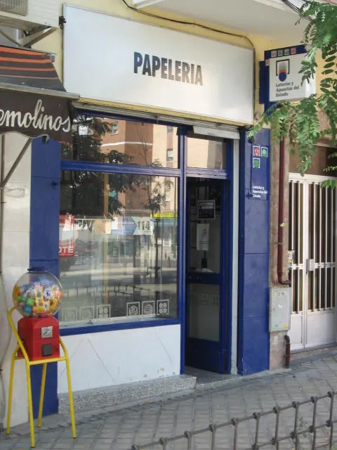 Imagen del punto de venta de Lotería