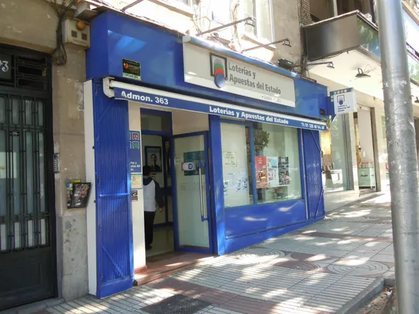 Imagen del punto de venta de Lotería