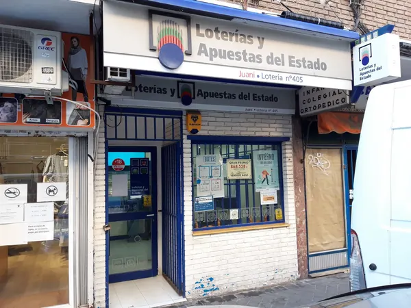 Imagen del punto de venta de Lotería