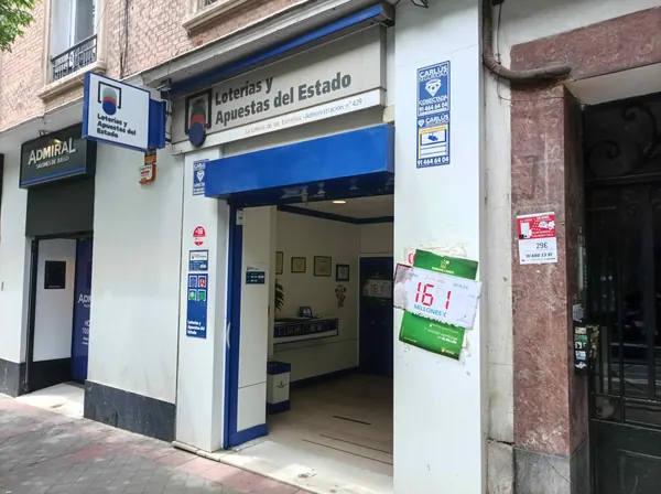 Imagen del punto de venta de Lotería
