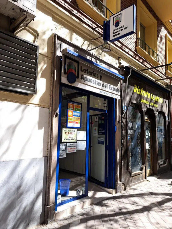 Imagen del punto de venta de Lotería