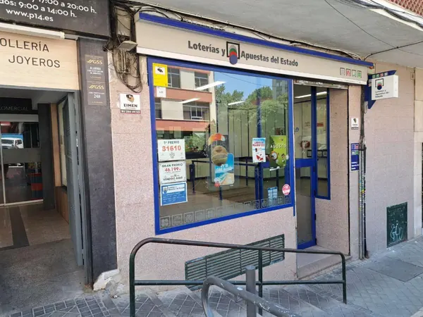 Imagen del punto de venta de Lotería