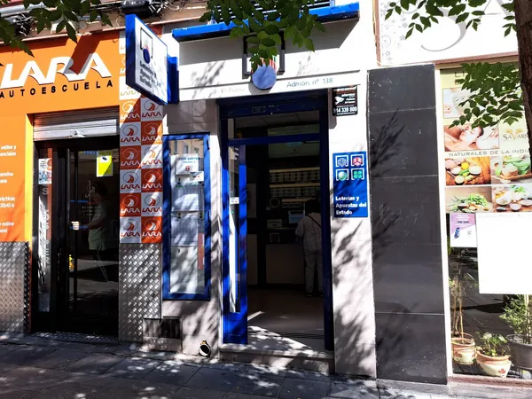 Imagen del punto de venta de Lotería