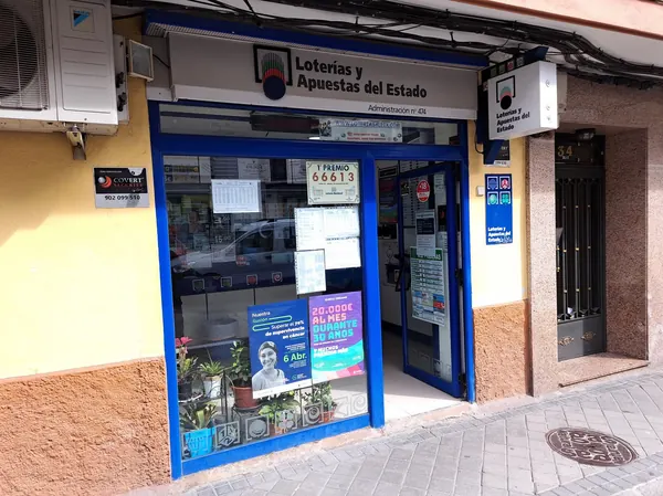Imagen del punto de venta de Lotería