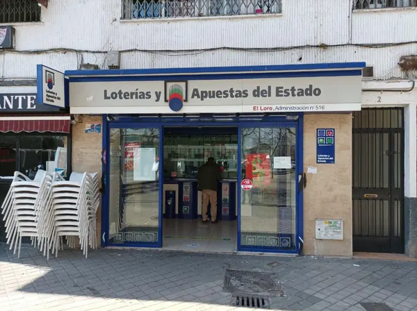 Imagen del punto de venta de Lotería