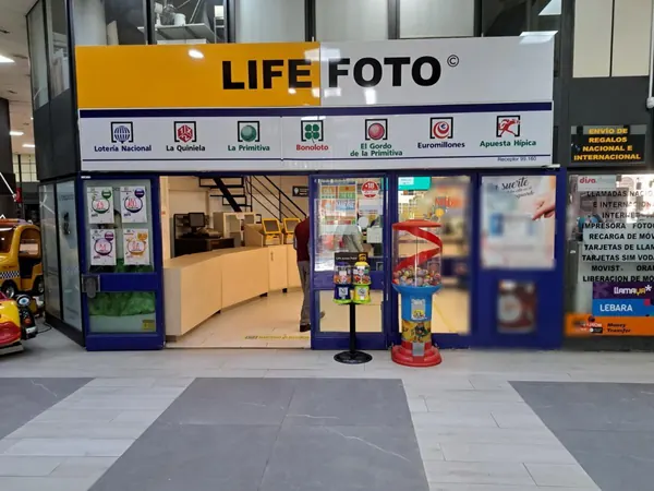 Imagen del punto de venta de Lotería