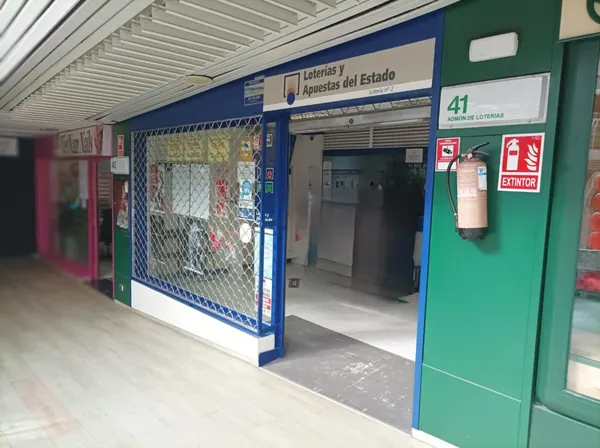 Imagen del punto de venta de Lotería