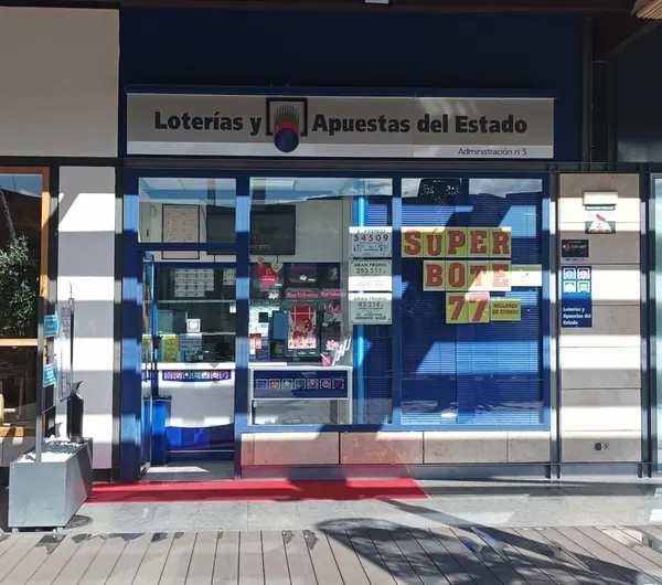 Imagen del punto de venta de Lotería